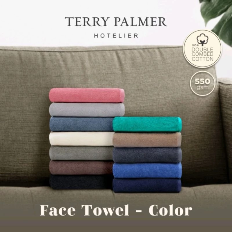 HANDUK HOTEL MINI PREMIUM TERRY PALMER FACE TOWEL HANDUK MUKA TEBAL 650GSM 550GSM BANJARMASIN KALSEL | RUMIFY