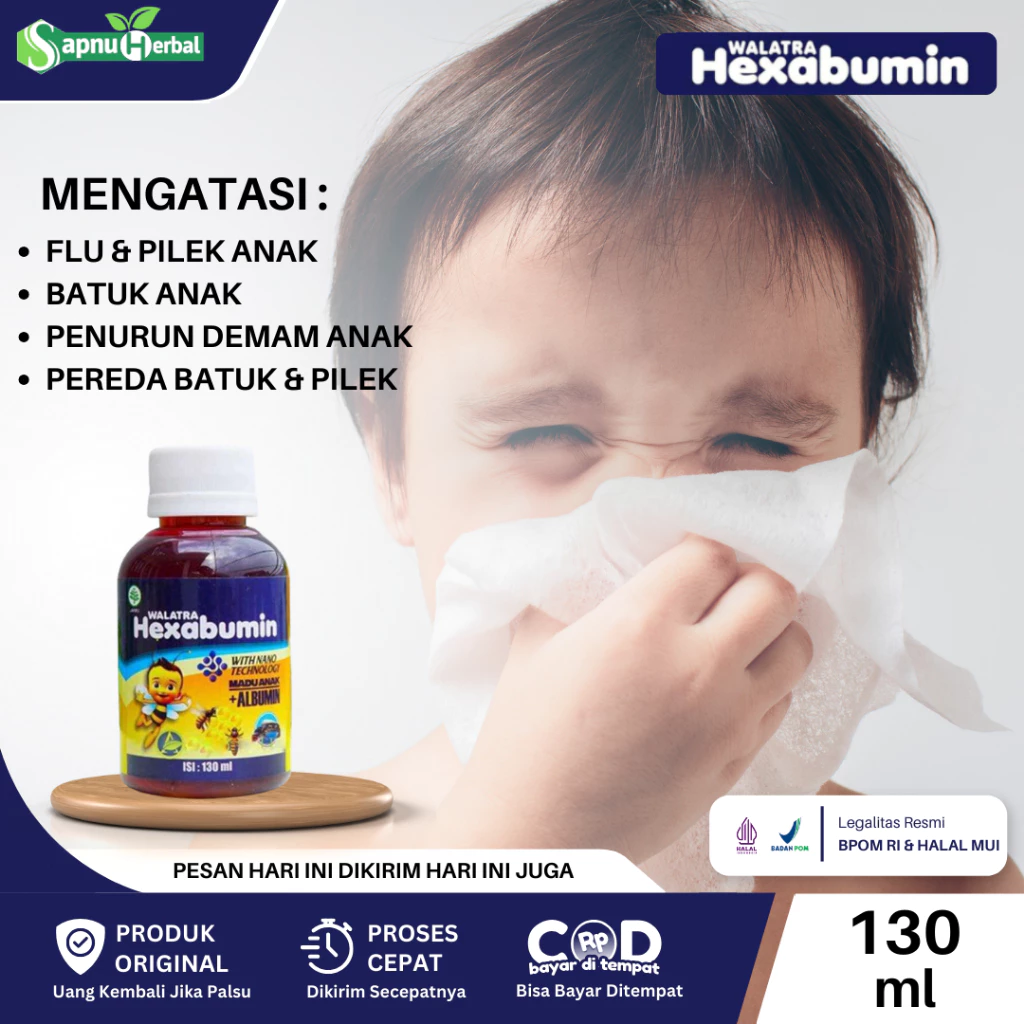 Hexagumin Obat Flu dan Batuk Anak