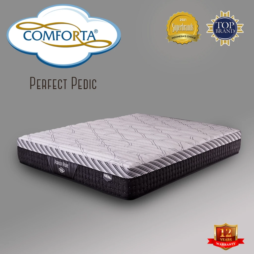 Comforta Kasur Springbed Perfect Pedic | Matras 90 100 120 160 180 200 - 200x200 | SP Mattress