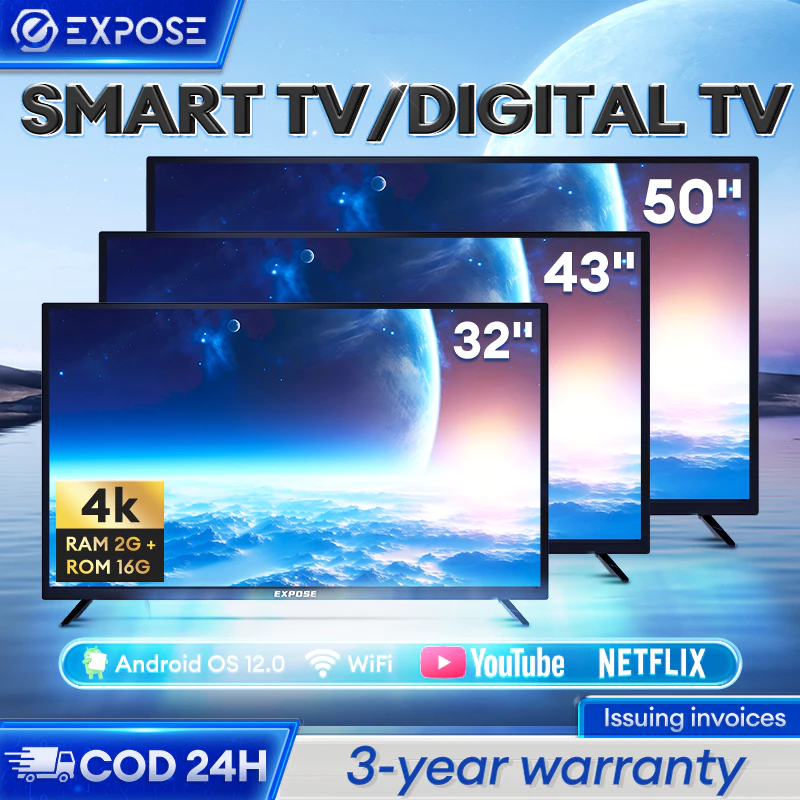  TV Android TV Smart 32 inch TV Digital 43 inch 4K 