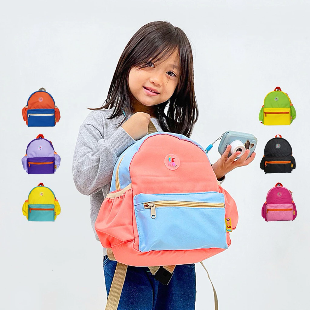 FEMU KIDS Akira Mini - Tas Ransel Anak TK PAUD Unisex - Tas Toddler Lucu - Tas Sekolah Premium Anak Perempuan - Tas Gendong Ransel Anak Laki Laki Balita 2-6 tahun - Backpack Kids