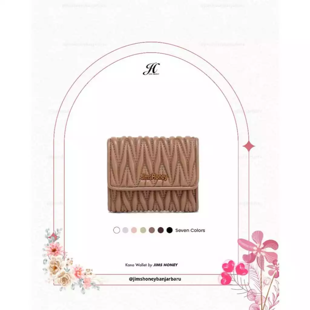 KANA WALLET DOMPET LIPAT WANITA JIMSHONEY BANJARBARU (BISA COD)