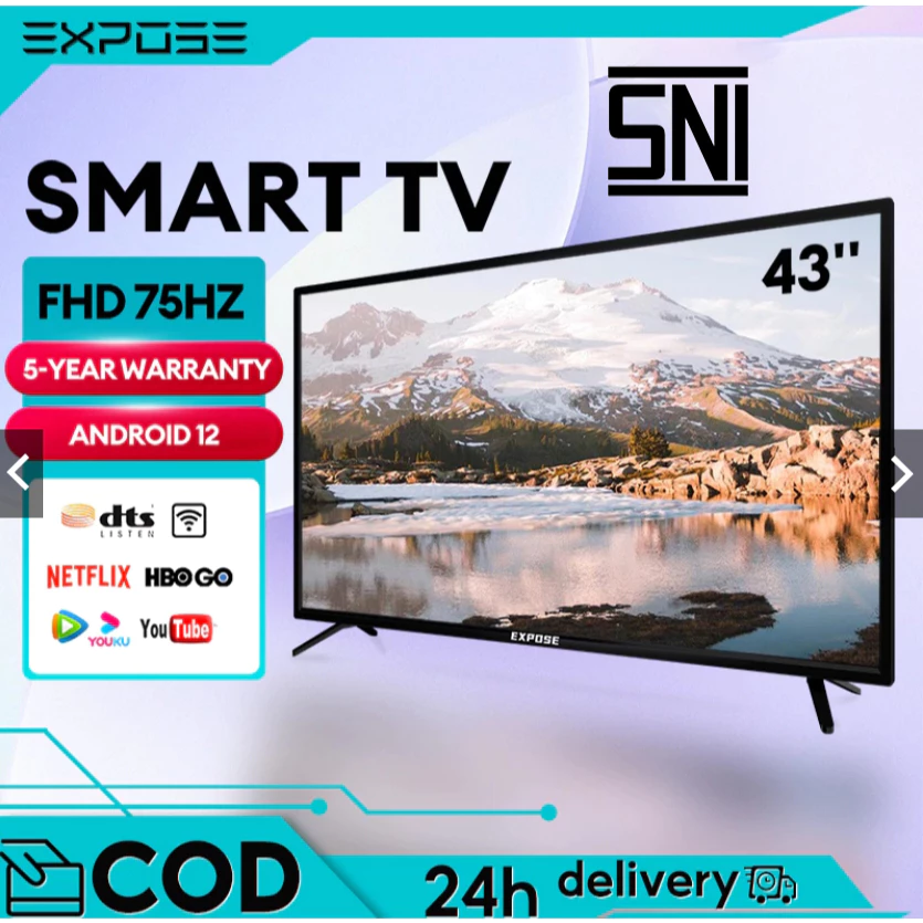  TV Android TV Smart 32 inch TV Digital 43 inch 4K 