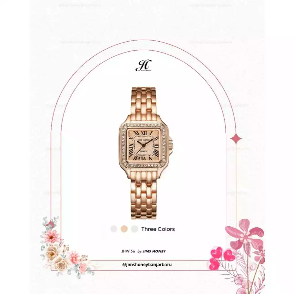 JHW 56 Jam Tangan Wanita Jimshoney Banjarbaru (BISA COD)