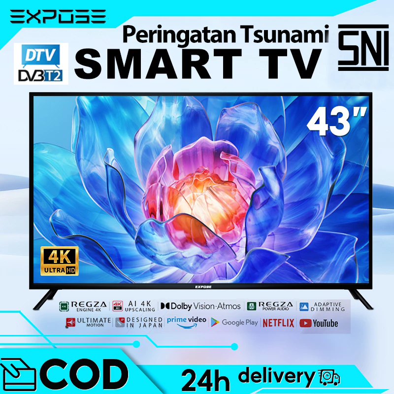  TV Android TV Smart 32 inch TV Digital 43 inch 4K 