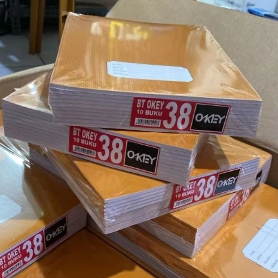 PROMO BUKU TULIS MURAH VISION OKEY LOGOS SKOLA ISI 38 LEMBAR 1 PAK (ISI 10 BUKU)