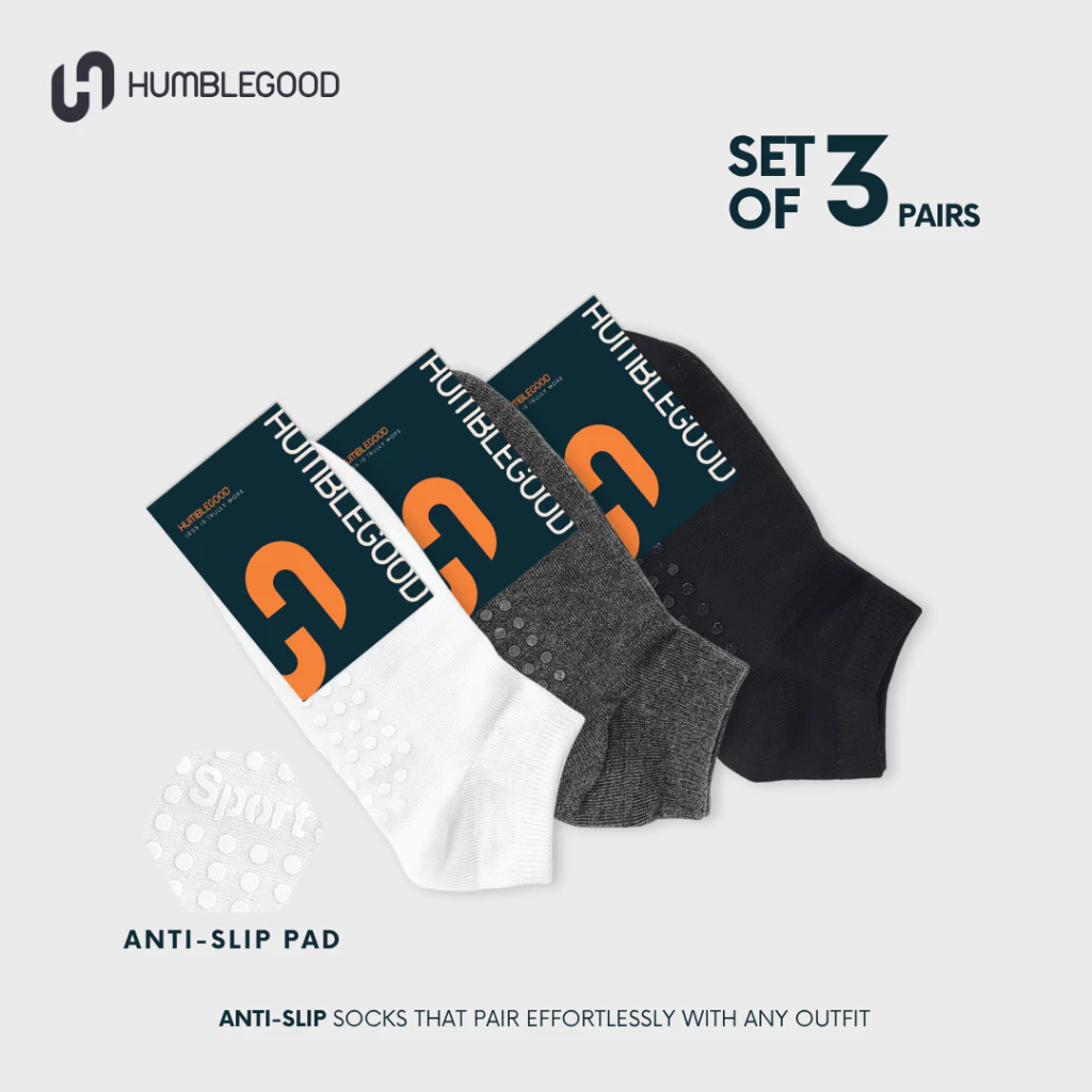 31. HUMBLEGOOD Kaos Kaki Low Cut Basic Polos Series