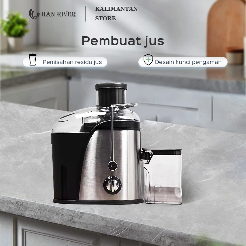 [Pengiriman dari Banjarmasin]HAN RIVER Slow Juicer Blender Multifungsi 300ML/Sari Murni 100% dari Buah