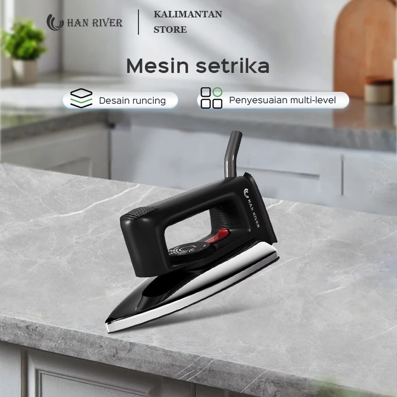 [Pengiriman dari Banjarmasin]HAN RIVER Setrika HRYD02 Setrika Automatic Iron 350w Setrika Listrik