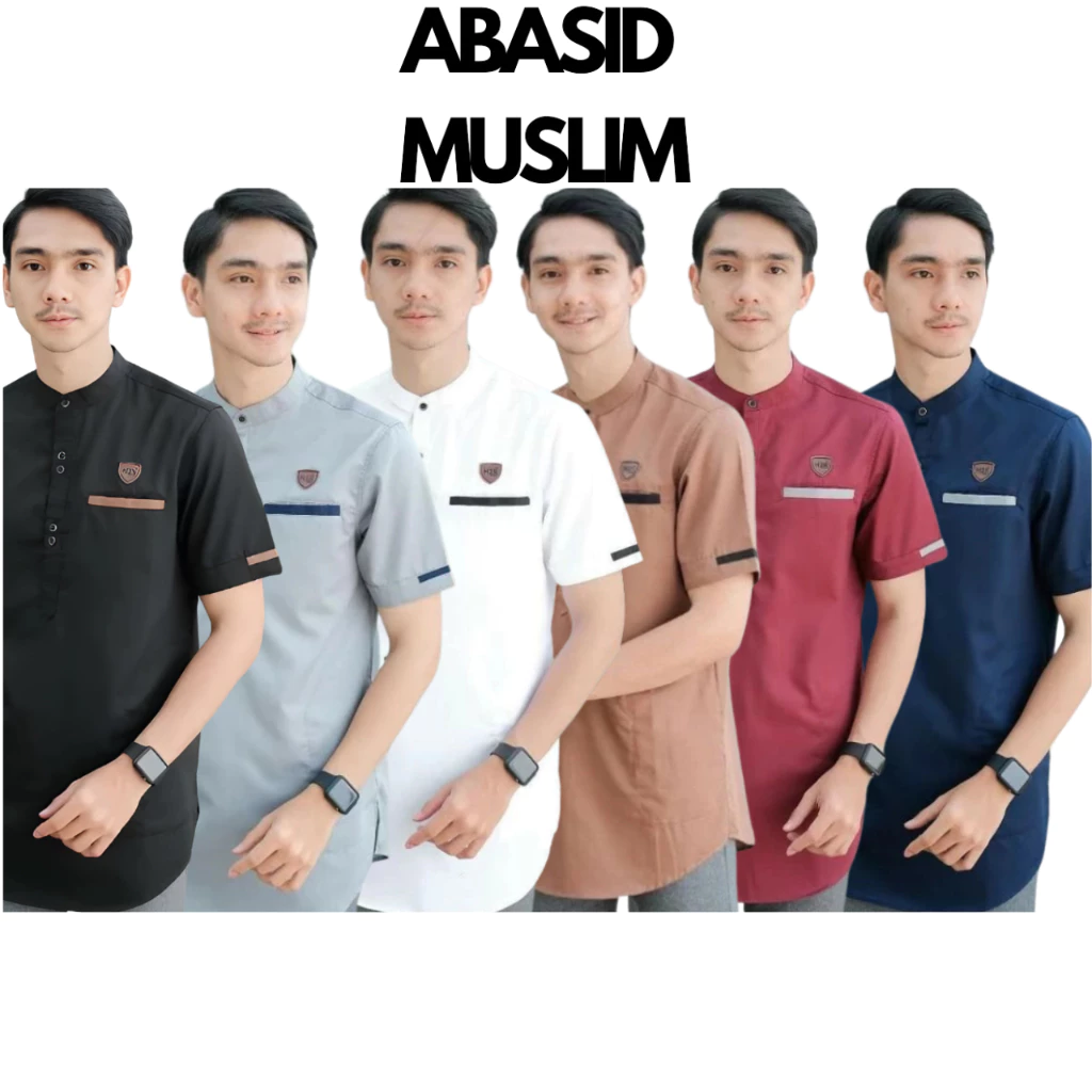 Baju Koko Pria Kurta Lengan Pendek Tajol