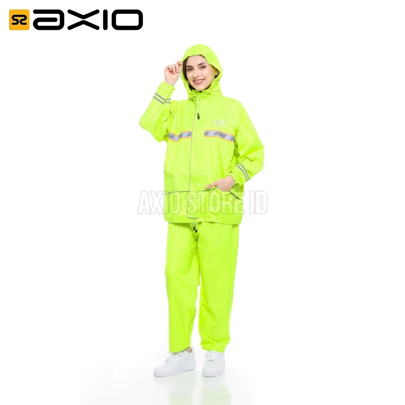 Jas Hujan Axio Hijau Stabilo Original 882 Europe Waterproof