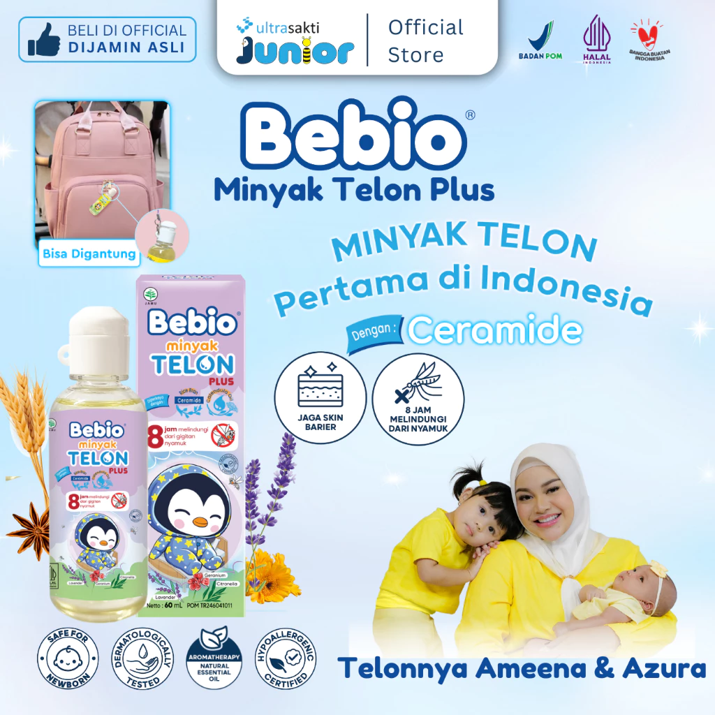 Bebio Minyak Telon Ceramide Plus 60ml Bebio Minyak Telon Ceramide Plus 60ml