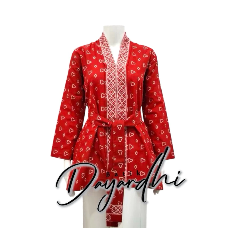 Dayardhi Batik Modern Wanita Batik Obi Belt Jumputan Belt Kain Batik Wanita Kebaya Kartinian