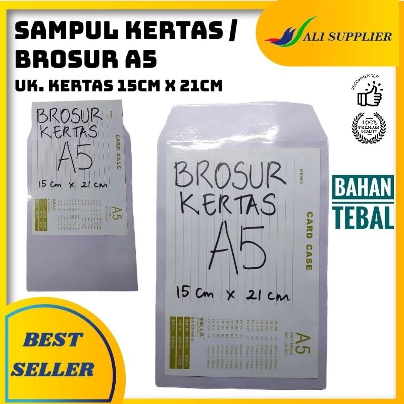 Sampul Buku Plastik Ukuran Qwarto Ecer (1 Golong Isi 10 Lembar)