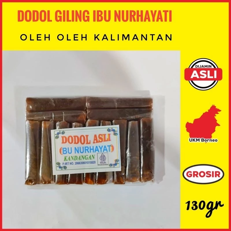 Dodol Giling Ibu Nurhayati Oleh Oleh Banjarmasin Kalimantan