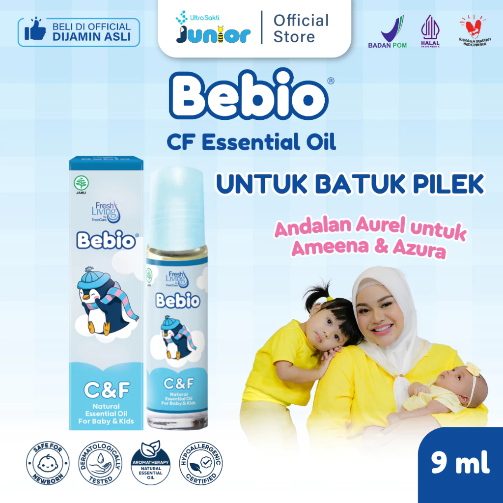 BEBIO C AND F 9ML | Essential Oil Bayi dan Anak BEBIO C AND F 9ML | Essential Oil Bayi dan Anak