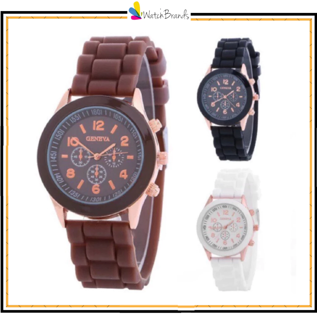 GENEVA 259-WBS Jam Tangan Wanita Pria COUPLE