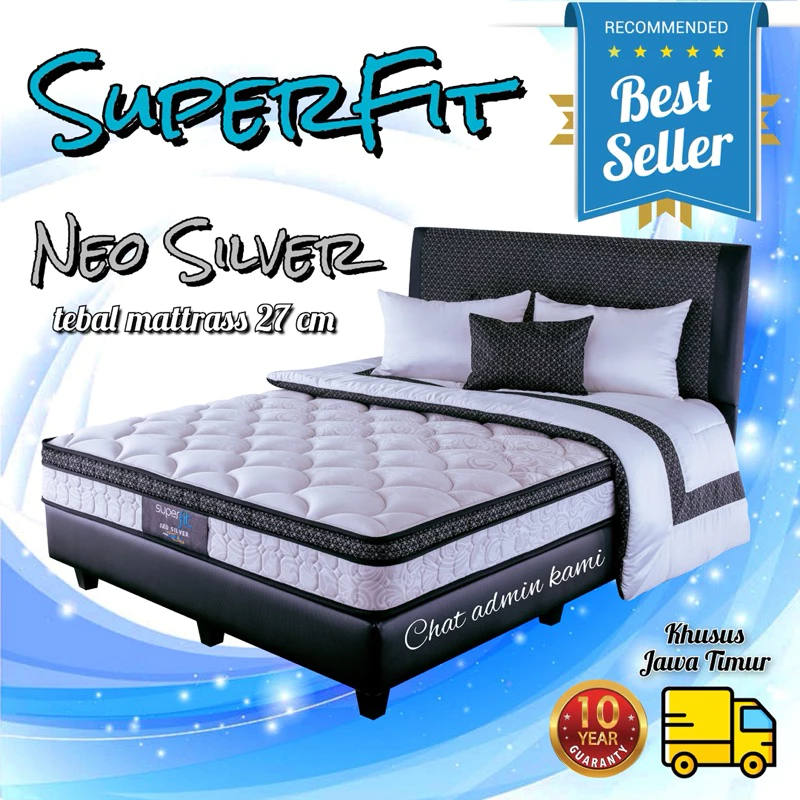 Kasur Springbed Comforta Superfit Neo Silver 27cm