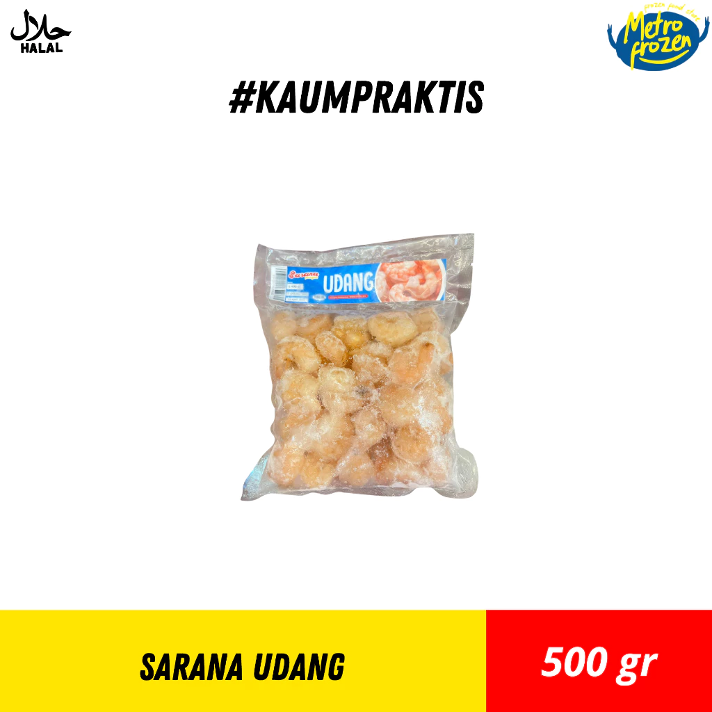 Sarana Udang Kupas 475gr // Udang Kupas // Udang Cook Instan Banjarmasin
