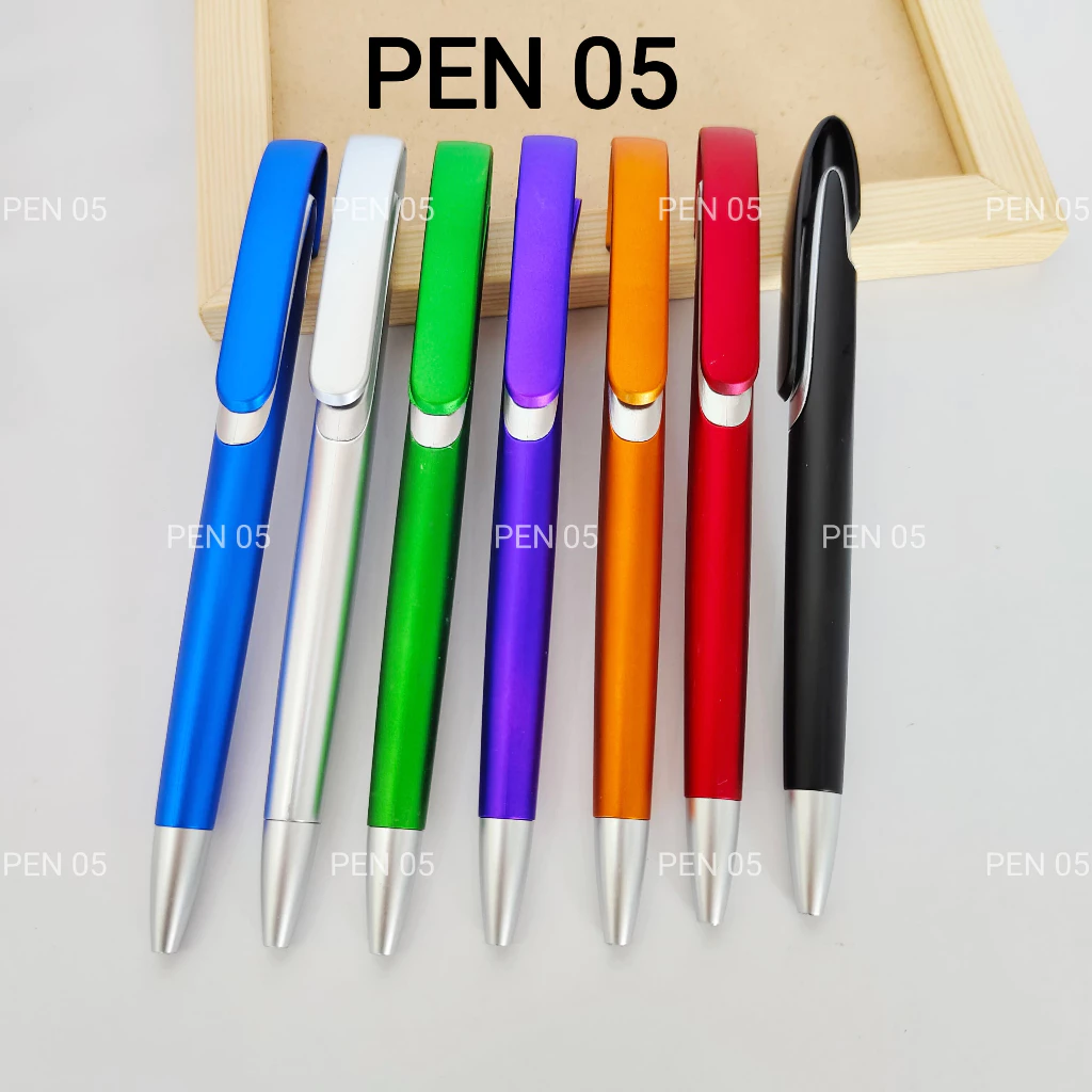 Pen 05 / Pulpen Plastik Souvenir / Pen Promosi /  Pen Plastik / Pulpen Promosi / Ballpoint Plastik Lucu / Pen Hadiah Acara Perusahaan/ Pen Hadiah Gift Custom / Pen Custom / Bisa Cetak Logo Tulisan