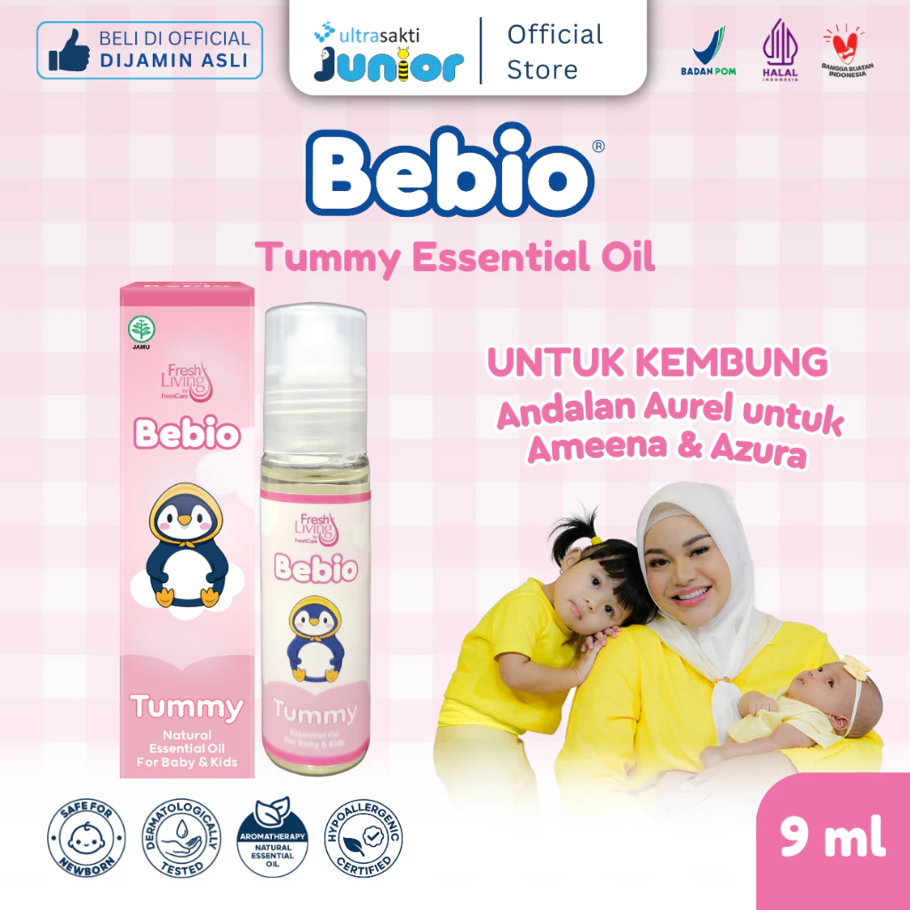 BEBIO TUMMY - 9 ML | Essential Oil Bayi dan Anak BEBIO TUMMY - 9 ML | Essential Oil Bayi dan Anak
