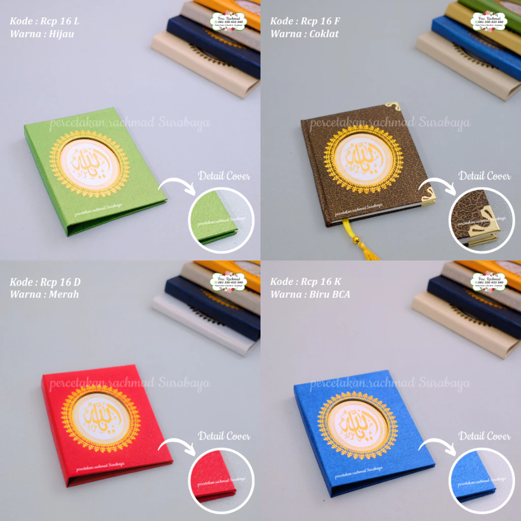 Cover Yasin RCP-Sampul Yasin Hardcover