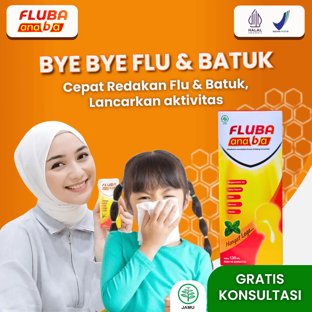 FLUBA ANABA Legakan Batuk Flu dan Demam