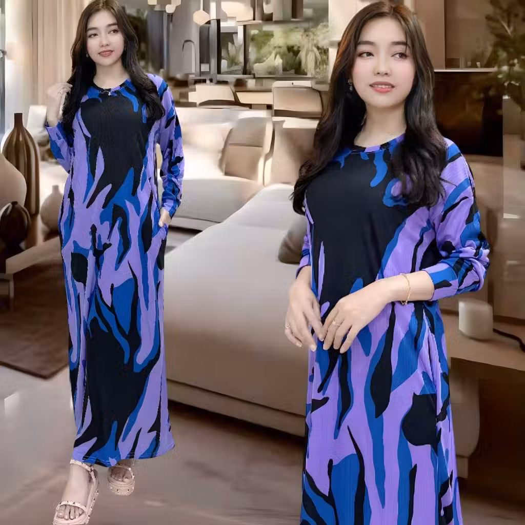 NADA LD 120 DRESS MAXY OVERSIZE BAHAN KNIT KEKINIAN