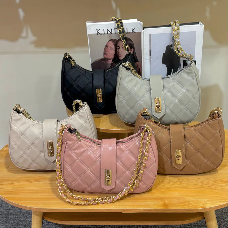 Sofia Bag Kulit Bordir Kunci Putar By HS Store