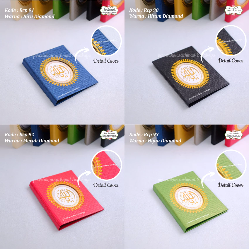Cover Yasin RCP Diamond-Sampul Yasin Hardcover