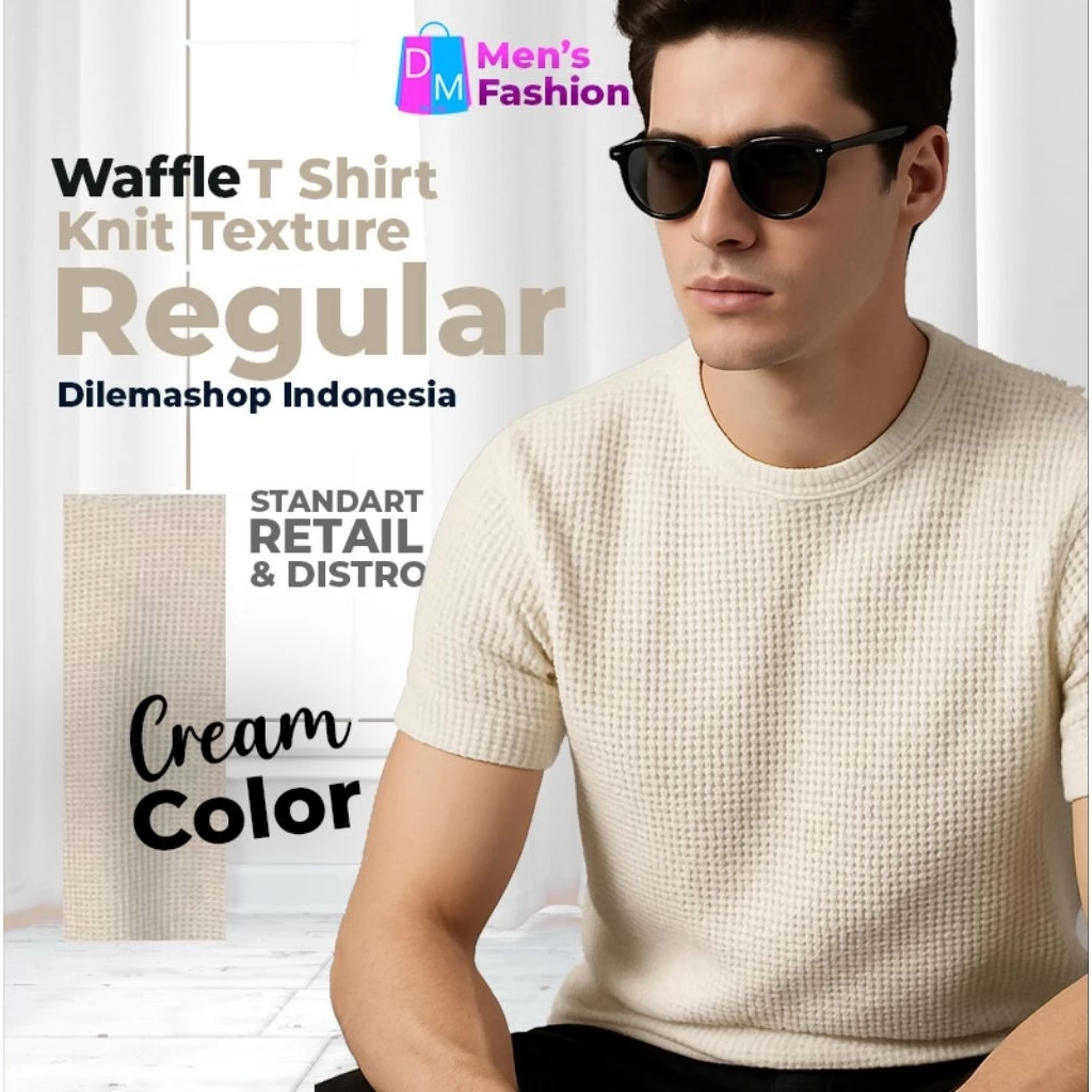 KAOS WAFFLE PRIA DILEMASHOP WAFFLE T SHIRT KAOS KNIT PRIA KAOS POLOS PRIA KAOS DISTRO KAOS BANJARMASIN BAJU KAOS BANJARBARU DILEMASHOP BAJU DISTRO BORNEO AKRILIK KAOS RIB