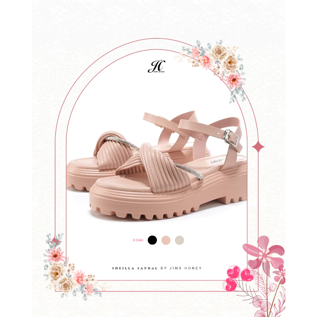 SHEILLA SANDAL WANITA JIMS HONEY BANJARBARU (BISA COD)