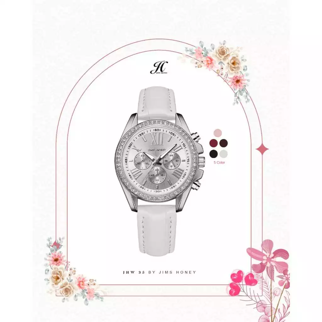 JHW 35 (FREE BOX) JAM TANGAN JIMS HONEY BANJARBARU (BISA COD)