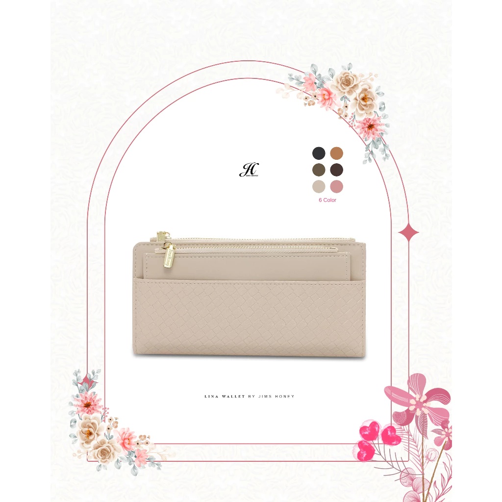 LINA WALLET DOMPET PANJANG WANITA JIMS HONEY BANJARBARU (BISA COD)