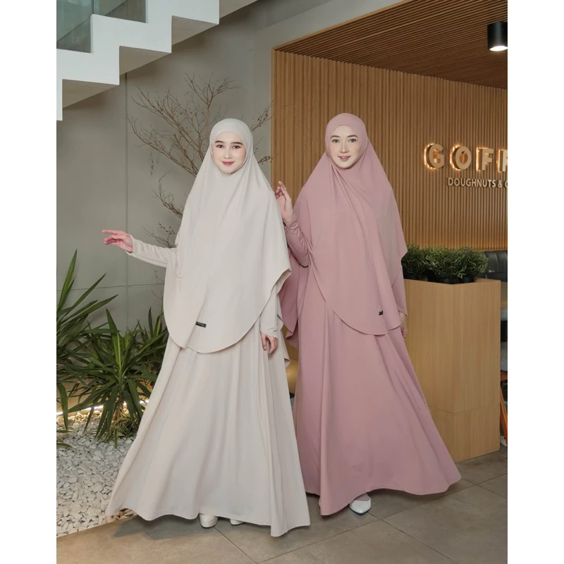 Shakirasyari - Mina Abaya Set Jersey ITY Premium
