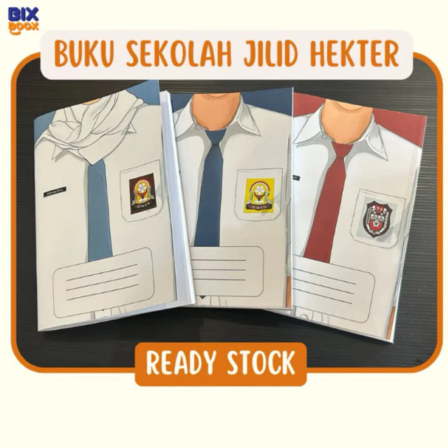 Buku Tulis Sekolah Custom Cover Desain Seragam ukuran A5