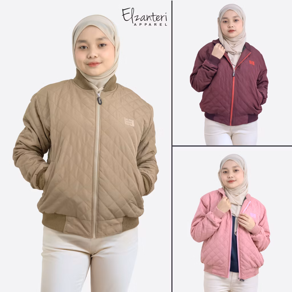 Lorica Bomber Jaket Wanita Elzanteri Korean Style