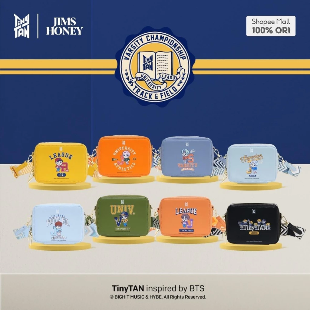 TinyTAN LEAGUE SERIES  | JIMS HONEY TAS SELEMPANG WANITA JIMS HONEY BANJARBARU (BISA COD)