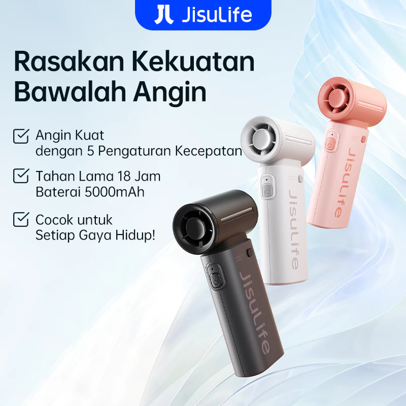 JISULIFE Kipas Angin Mini Portable