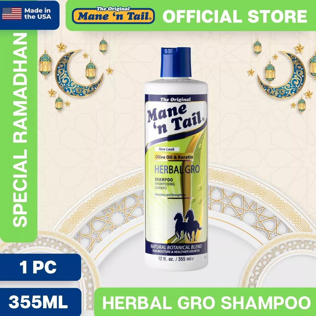 Mane 'n Tail Herbal Gro Shampoo/Sampo Kuda Mane 'n Tail Herbal Gro 355 ml