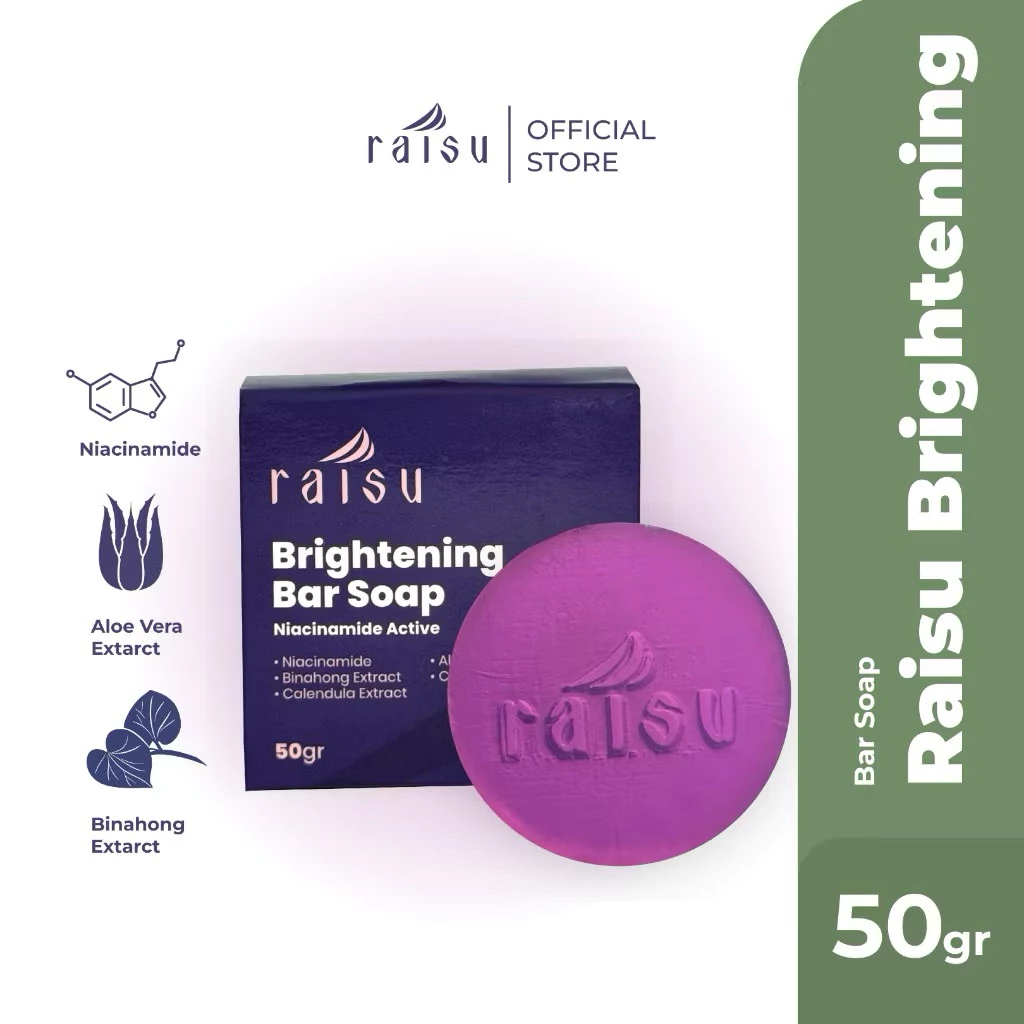Raisu Brightening Soap Agen Banjarbaru 100% Ori