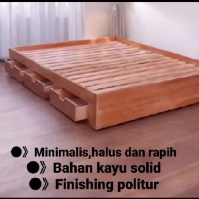 Divan Kayu Laci Dipan Kayu Laci Minimalis
