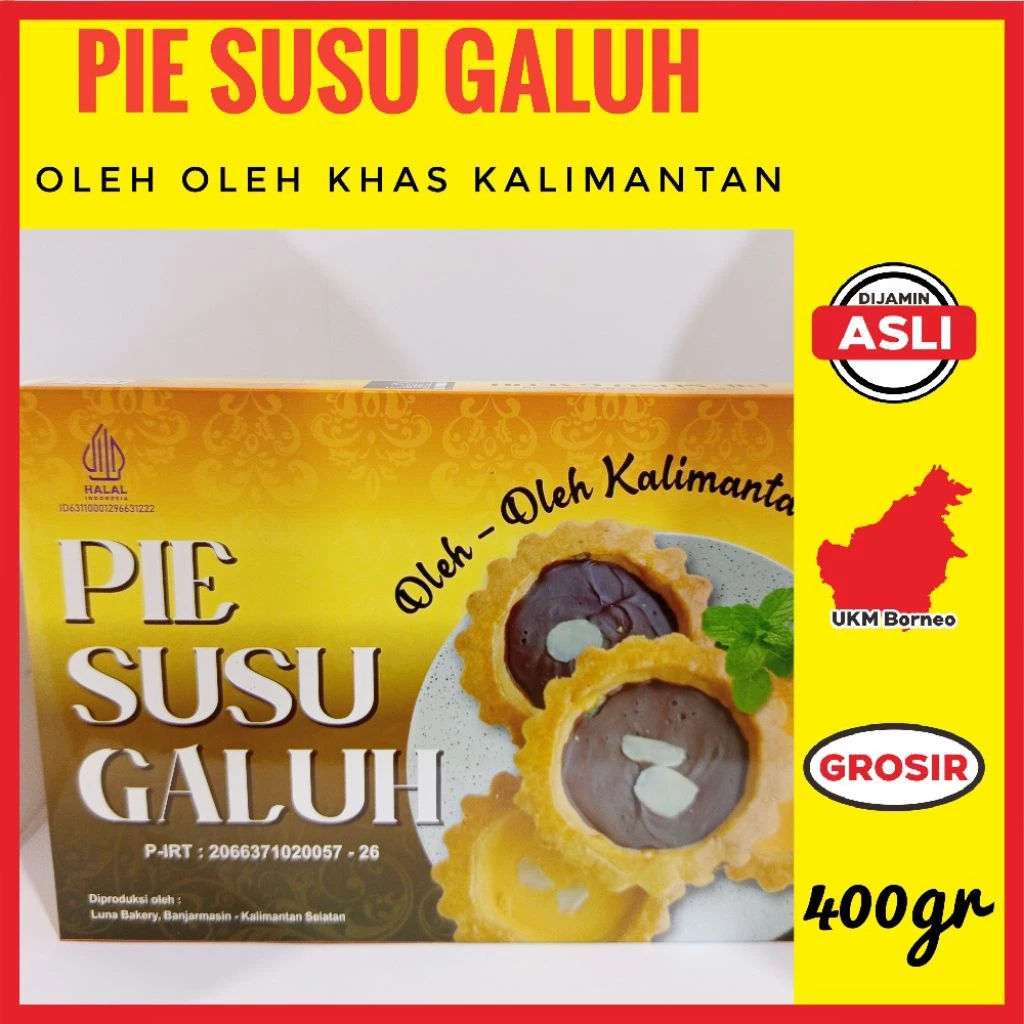 Pie Susu Galuh Oleh Oleh Banjarmasin Kalimantan
