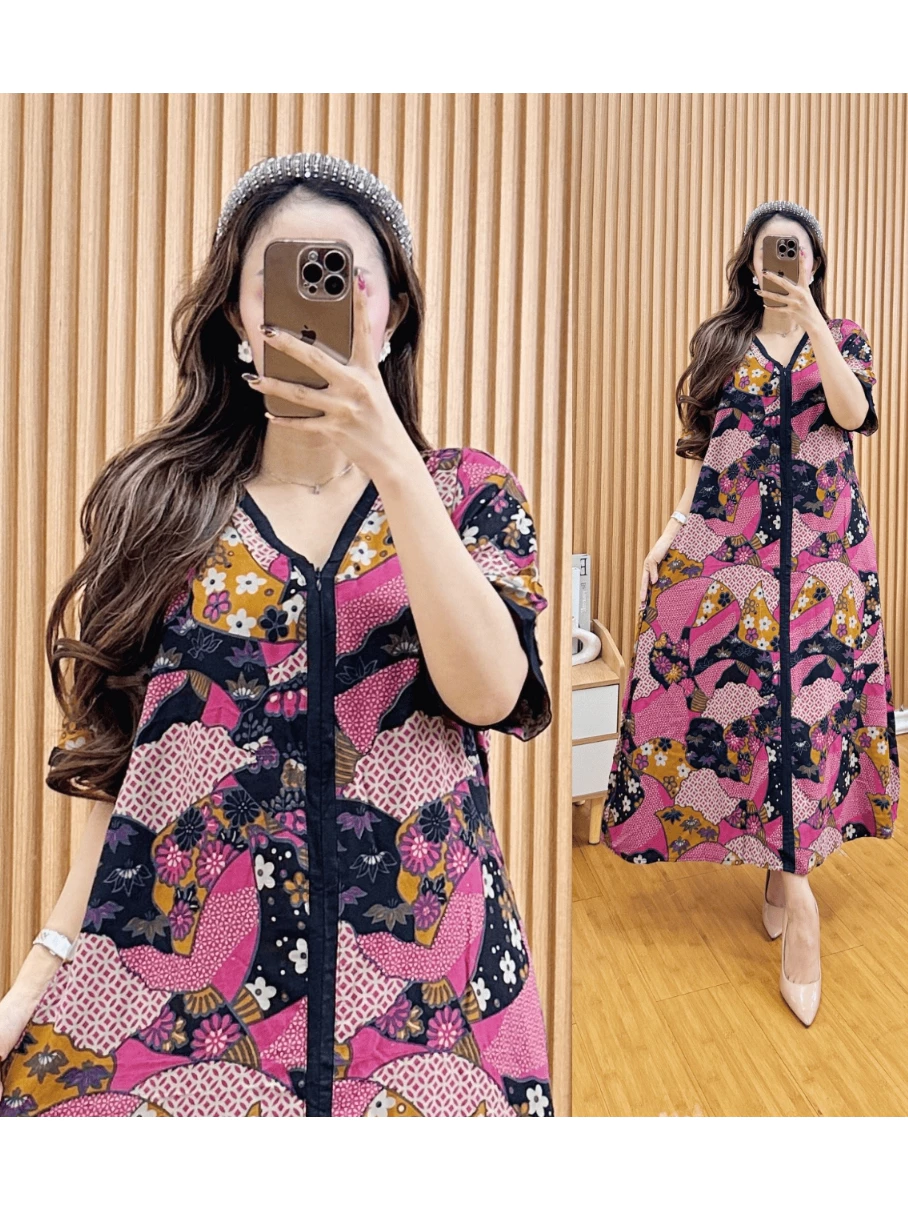 Daster Bumil Busui Rayon Premium Ld 110 |Arzafashion