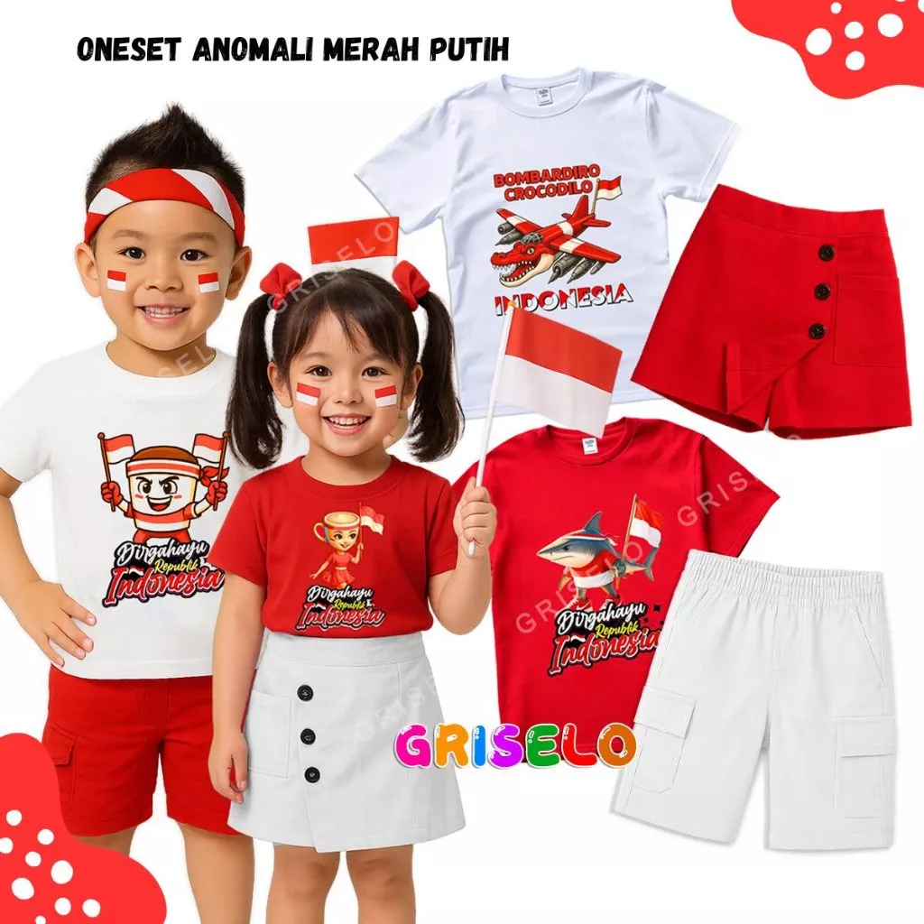 Setelan Anak Merah Putih