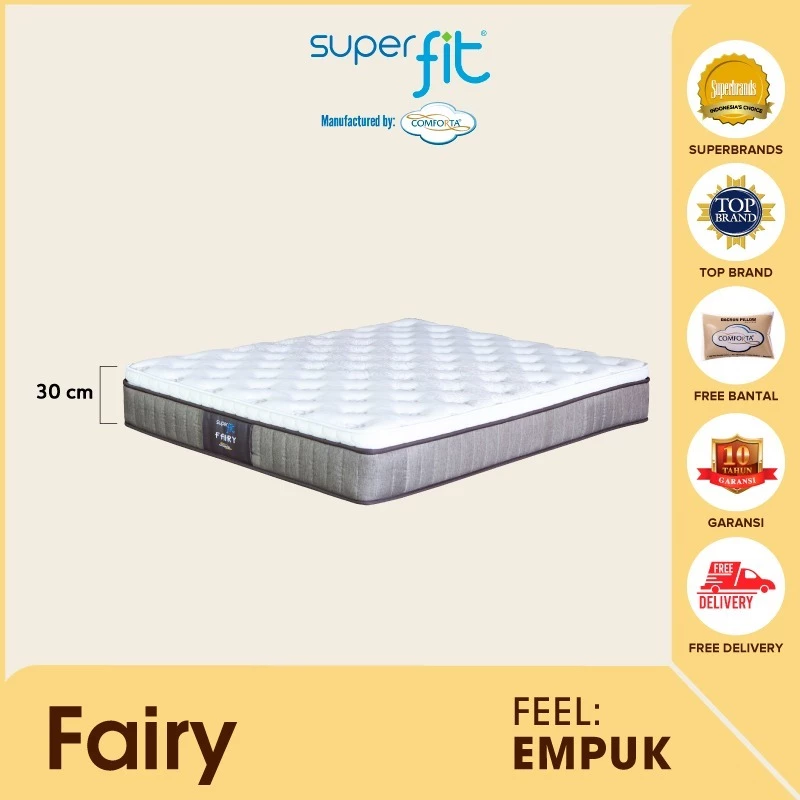 SUPERFIT By Comforta Springbed Fairy (Mattress Only)