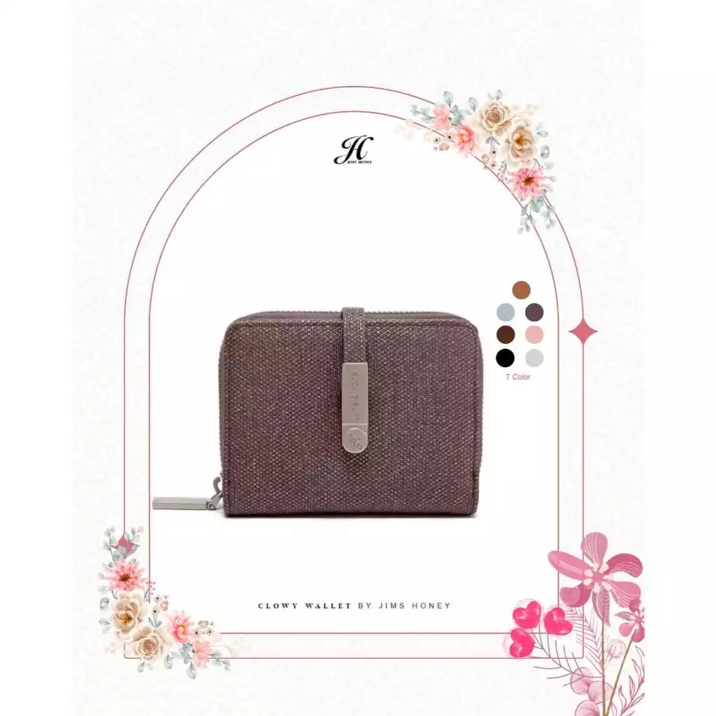 CLOWY WALLET DOMPET MINI WANITA JIMSHONEY BANJARBARU ( BISA COD )