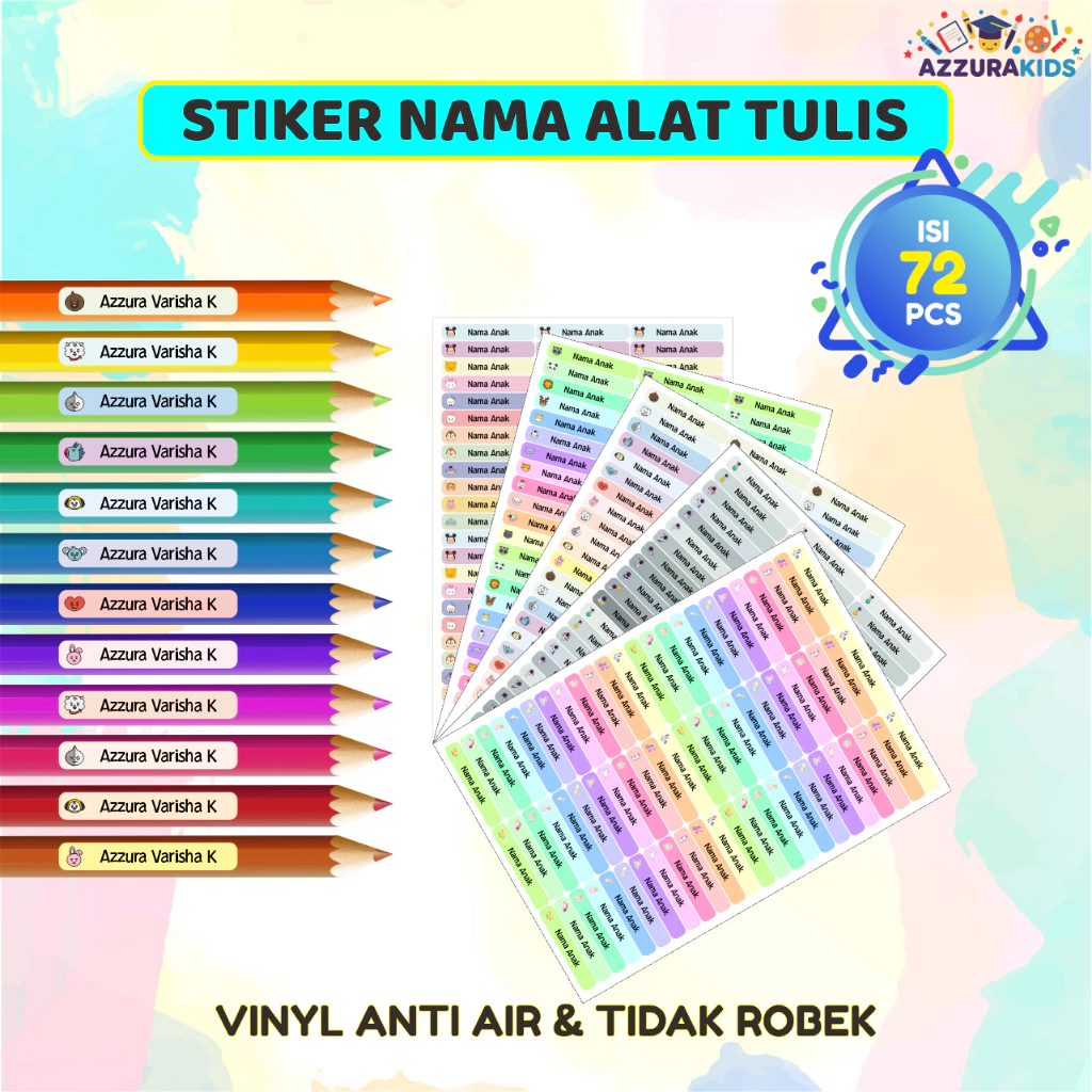 Stiker Nama Anak