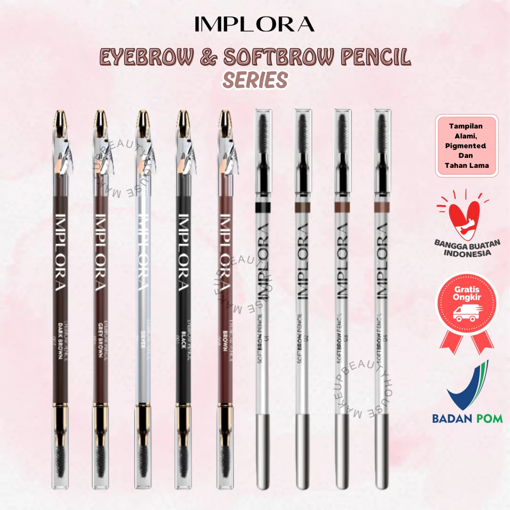 IMPLORA Eyebrow Pencil / Softbrow Pencil 2.5gr