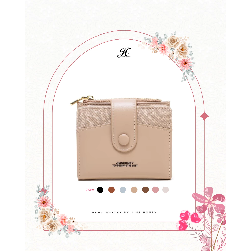 OCHA WALLET DOMPET LIPAT MINI WANITA JIMS HONEY BANJARBARU